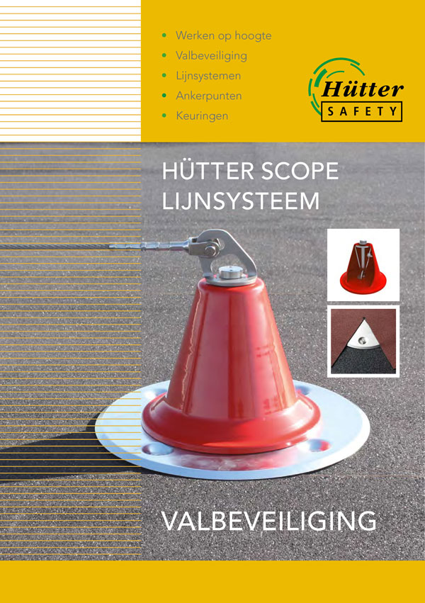Foto van voorpagina brochure Hütter Scope Lijnsysteem.