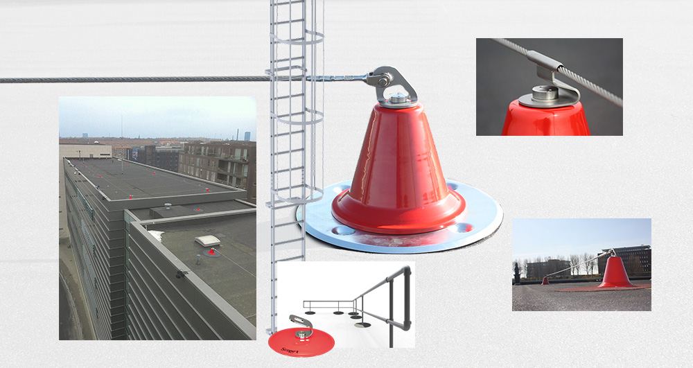Afbeelding naar Scope dak valbeveiliging en lijnsystemen.